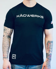 Kagwerks Never A Fair Fight White Font T Shirt