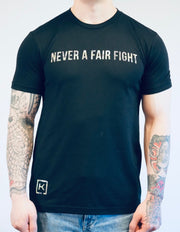 Kagwerks Never A Fair Fight Black and Multicam T Shirt